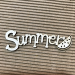 [Summer スイカ]タイトルチップボード（3個入り）