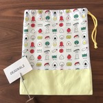 fuwafuwakko様専用ご注文ページ⭐おにぎり柄×黄色給食袋(入園入学グッズ)(入園入学準備)
