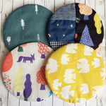 ＊  送料無料 北欧の森 コースター 4枚set  ＊