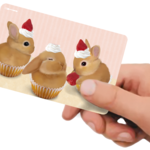 ICカードステッカー カップケーキ