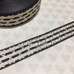 ♡ハート柄ゴールドホイル リボン♡