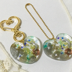 ハートのオルゴナイト♡キーホルダー
