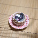 粘土の風呂柴犬(黒)