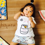 ＊誕生月&お名前入り＊ミツバチ刺繍Tシャツ