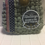 ズパゲッティで編んだポーチ