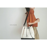 canvas kinchaku bag