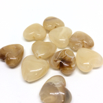 17×18mm アクリルビーズ ハート 10個