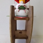 ちりめん  お正月  鏡もち&糸巻き(大)