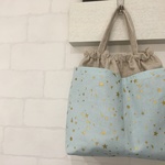 【サイズ大】バッグインバッグ *スターダスト おむつポーチ