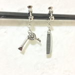 身だしなみ♡ドライヤーとヘアコーム【イヤリングorピアス】