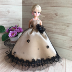 リカちゃん秋色ロングドレス