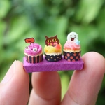 ハロウィンカップケーキ　8分の1サイズ