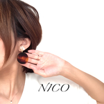 再販×3 べっ甲とビジューの華やかピアス&イヤリング