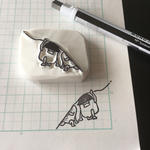 いたずらひよこ兄弟の隅っこはんこ