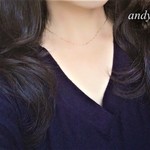 14Kgf Gold Box Chain Simple Necklase