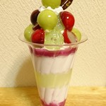 ぶどうパフェ＊食品サンプル