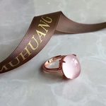 宝石質★ジュエリーリング★ローズクォーツ★指輪★モザンビーク産★最高品質★ピンクゴールド