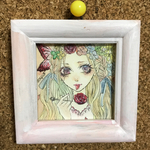 壁掛け 絵 水彩画 ミニ原画