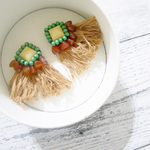 モケモケフリンジ ピアス＆イヤリング