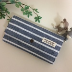 ボーダー　長財布
