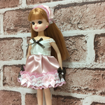 ストロベリーチョコミニドレス☆リカちゃん