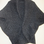 ブラックラメのニットカーディガン