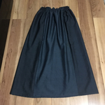 二種の着物リメイクロングスカート紺