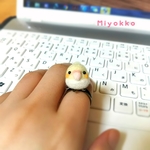 【再販】オカメインコリング  左手用