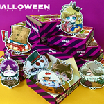 ハロウィンドーナツシール