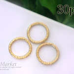 ※送料無料　30個入り☆デザイン丸カン♪円形(16ｍｍ）