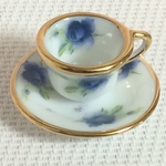 ミニチュア食器　札幌の薔薇ちっちゃなカップ＆ソーサー