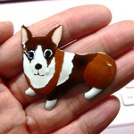七宝焼の犬・コーギーさん（再販）