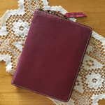 mikirush様専用 A5 ほぼ日手帳 カズン 手帳カバー 牛革 ラウンドファスナー iPadmini