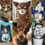 Ｔ様ペットオーダー品＊犬猫マトリョーシカ🎶