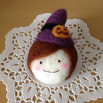 もこもこブローチ（ハロウィン）