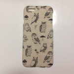 iPhone6ケース ふくろうアイボリー