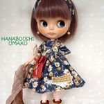 ＊上品花柄ワンピースコーデ＊９点セット＊ blythe outfit＊ブライス ＊ブーツ＊