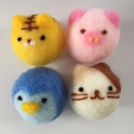 アクレーヌのまんまる動物エコたわし