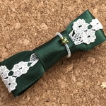 小花レースのバレッタ
