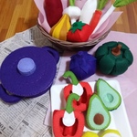 【chi1583様専用】《リアル野菜でおままごと♪》