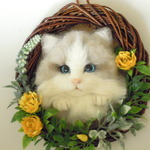A様専用 猫とリース　