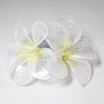 ディップアート髪飾り§～プルメリア～§ウエディング…ドレスアップ