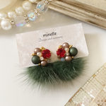 ♡人気‼︎♡華やかビジュー&ファーピアス