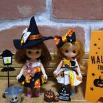 リカちゃんの妹  ミキちゃん マキちゃんサイズ ハロウィン魔女風コーデ③