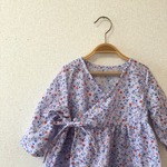 100-110㎝★花柄2wayカシュクールワンピース