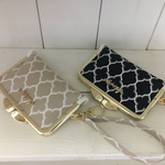 再販    がま口Wキーケース★モロッカン柄★