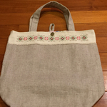 手刺繍入りバッグ♬ こだわりの作品です！ 