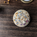 （小）刺繍ブローチ シマエナガさん