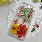 さやmama☆さま専用 AQUOS R 赤ずきん押し花スマホケース