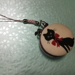 猫ちゃん　マカロンコインケース